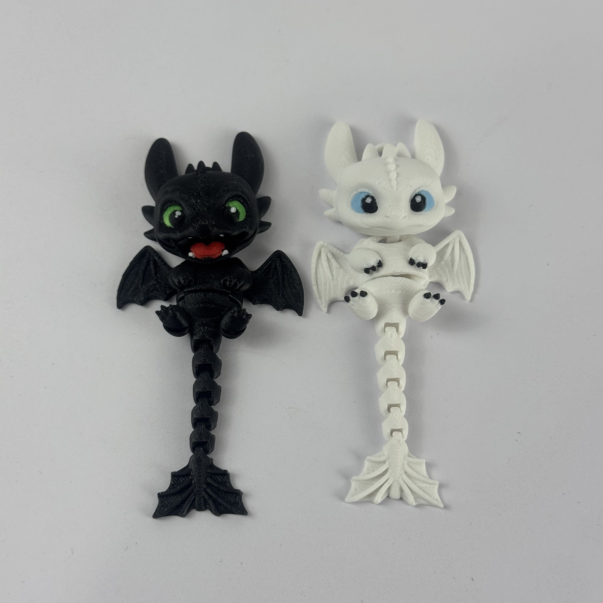 Cosplay Prop 3D Print - จี้มังกรขยับได้พิมพ์ 3 มิติ ไนท์ฟิวรี่ ไลท์ฟิวรี่ วิธีฝึกมังกรของคุณ