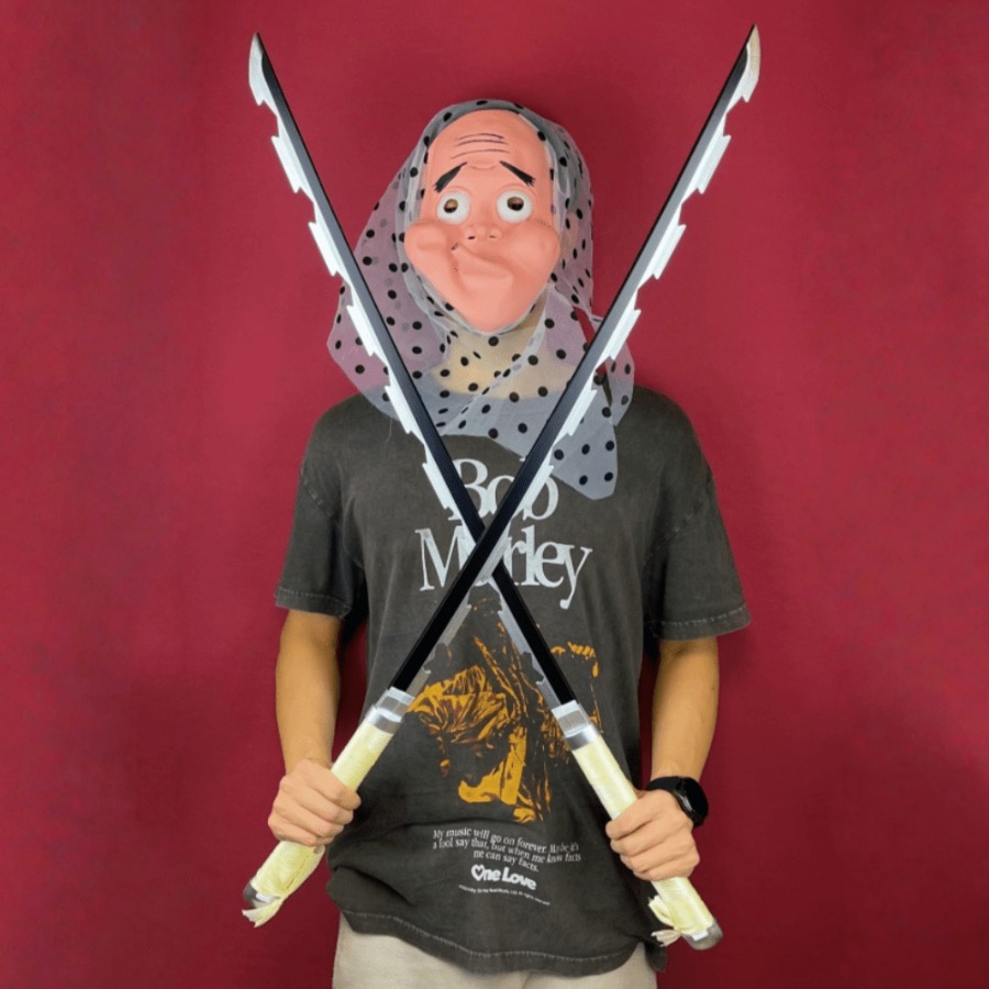 Cosplay Prop Dagger - ดาบคาตานะอิโนะสุเกะ ดาบพิฆาตอสูร ขนาด 40 นิ้ว ของเล่นคอสเพลย์อนิเมะ