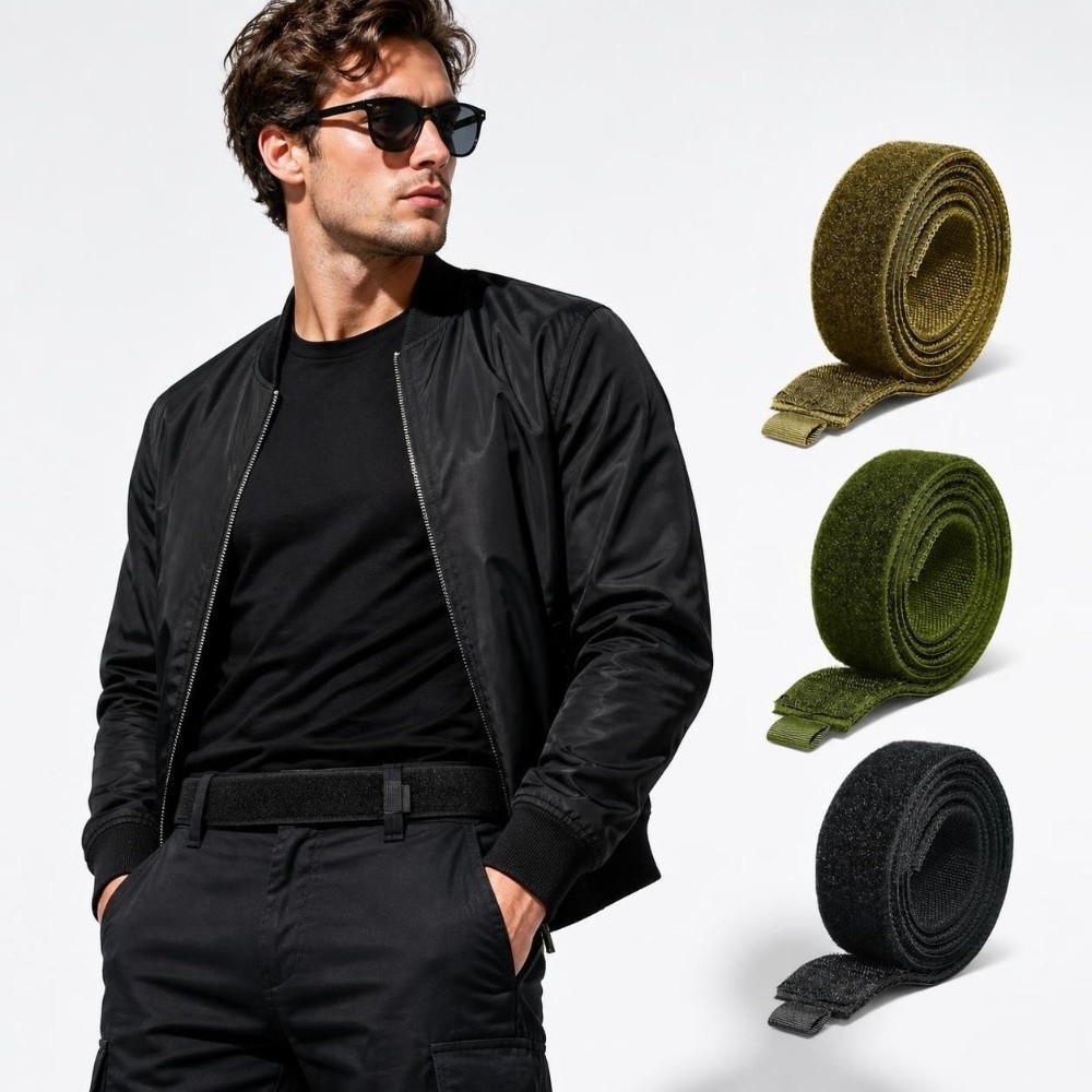 เข็มขัดไนลอนแบบเรียบง่าย น้ำหน - Velcro Hook Loop บทวิจารณ์และราคา