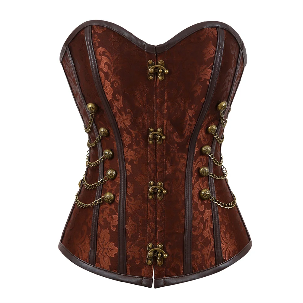 คอร์เซ็ทสตรี สไตล์สตีมพังก์ คอ - Boning Corset Steel บทวิจารณ์และราคา