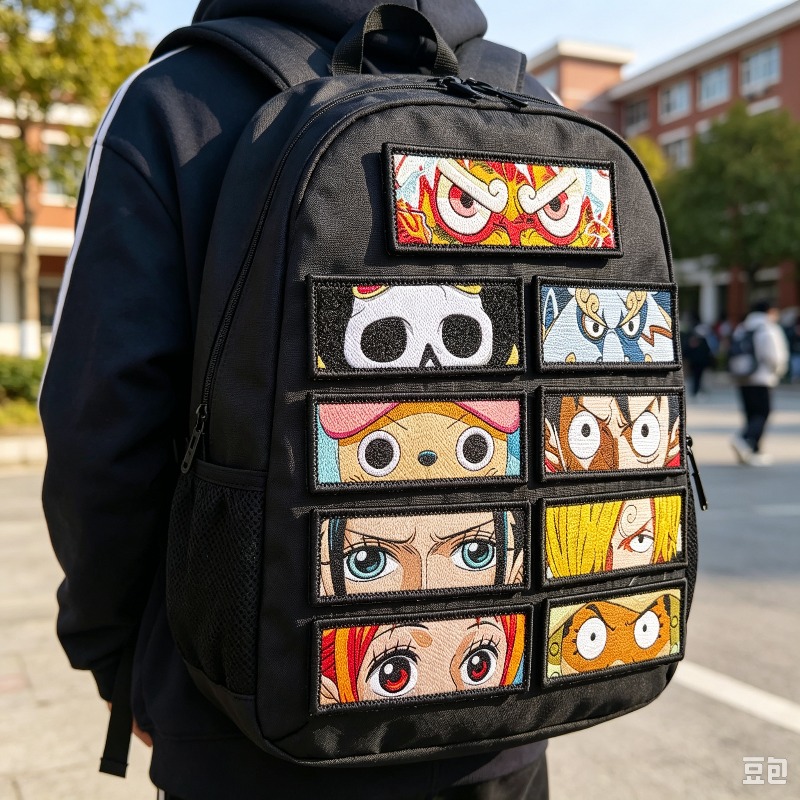 แผ่นปะลายการ์ตูนอนิเมะวันพีซแบ - Velcro Hook Loop บทวิจารณ์และราคา