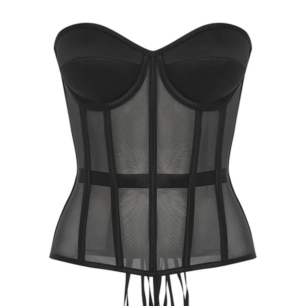 ผู้หญิงรัดตัว Bustier Tops ชุด - Boning Corset Steel บทวิจารณ์และราคา