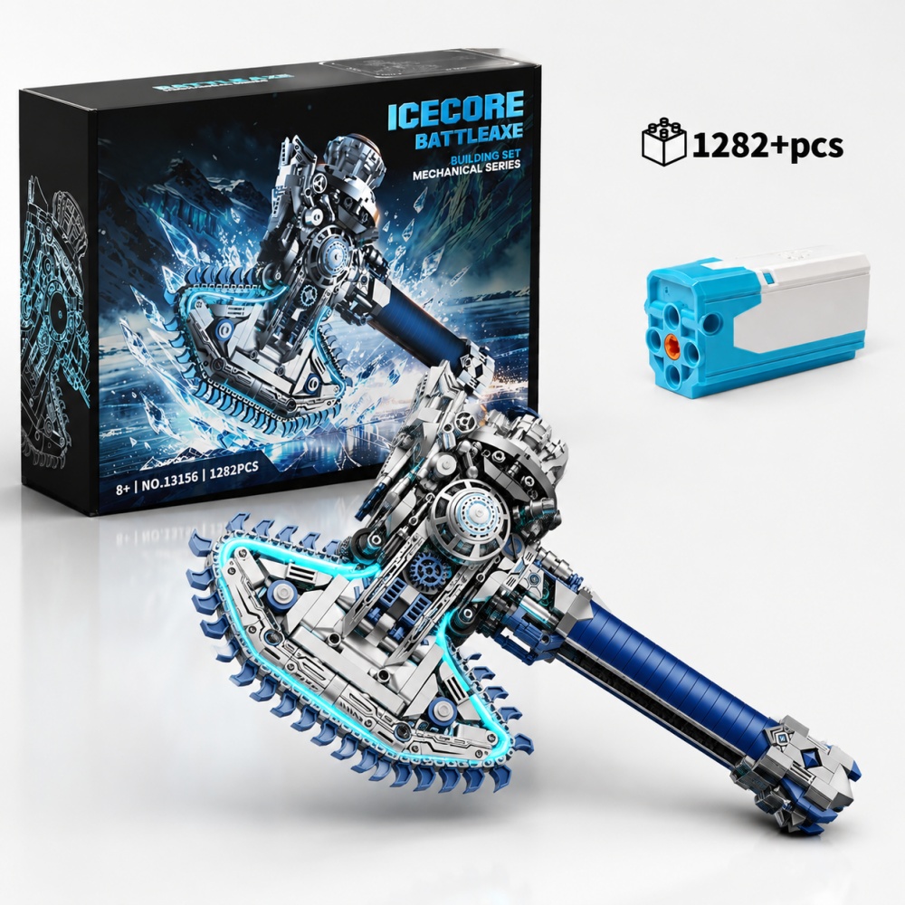 1282 ชิ้น บล็อกประกอบรูปขวานน้ - Cosplay Prop Building บทวิจารณ์และราคา
