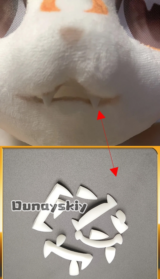 Furry 3D การพิมพ์ Kemono Fursu - Cosplay Prop 3D Print บทวิจารณ์และราคา